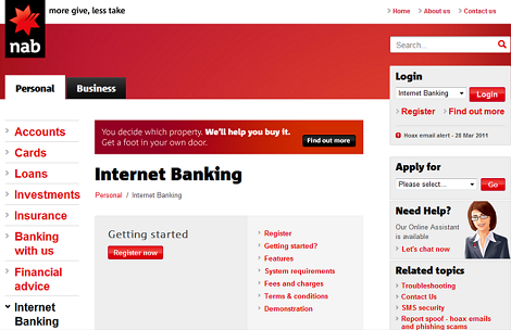 National Australia Bank Virtual Assistant