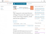 Review of Roger Penrose's the emperor's new mind